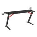 ULTRADESK Spieltisch SPACE XXL BLACK, 154x61 cm, 78 cm
