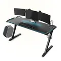 ULTRADESK Spieltisch SPACE XXL BLUE, 154x61 cm, 78 cm