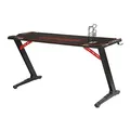 ULTRADESK Spieltisch SPACE XXL RED, 154x61 cm, 78 cm