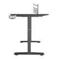 ULTRADESK Spieltisch Ultradesk CRUISER BLACK, 160x70 cm, 66-82 cm