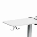 Weiteres Produktbild ULTRADESK Gaming Tisch WINGER - weiß, 111x155x60 cm, 75-122 cm, elektrisch verstellbare Höhe