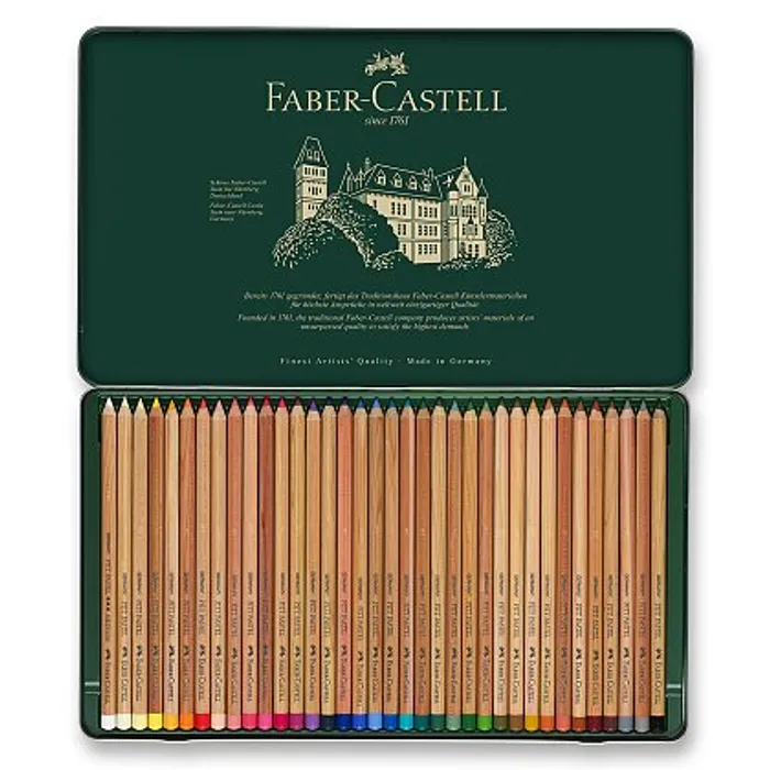 Hauptbild des Produkts Umělecké pastely Faber-Castell Pitt Pastel - plechová krabička, 36 ks