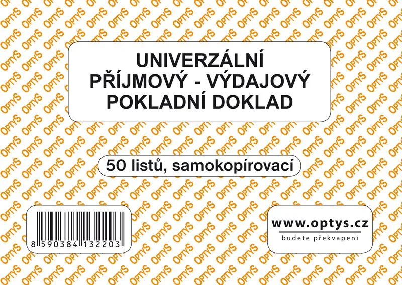 Hauptbild des Produkts Univerzální pokladní doklad A6, samopropisovací, 50 listů 1322