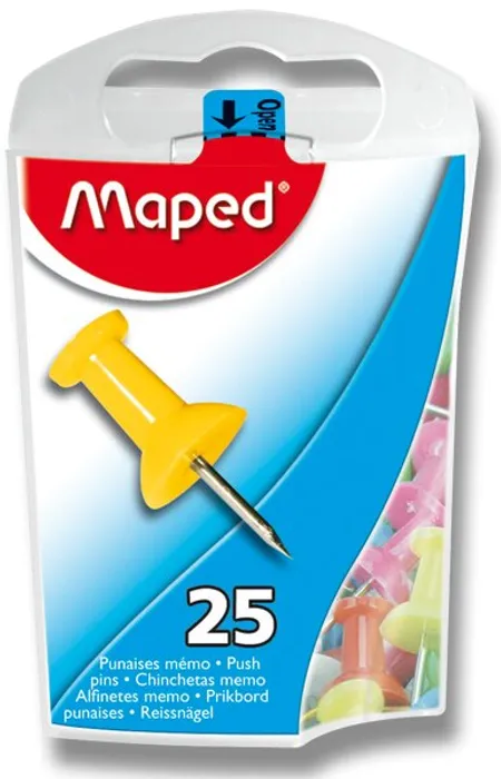 Hauptbild des Produkts Upínáčky, 25 ks, mix barev