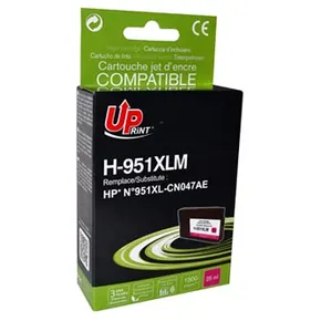 UPrint kompatible Tinte CN047AE, mit CN047AE, HP 951XL, Magenta, 1500 Seiten, 25ml, H-951XL-M,