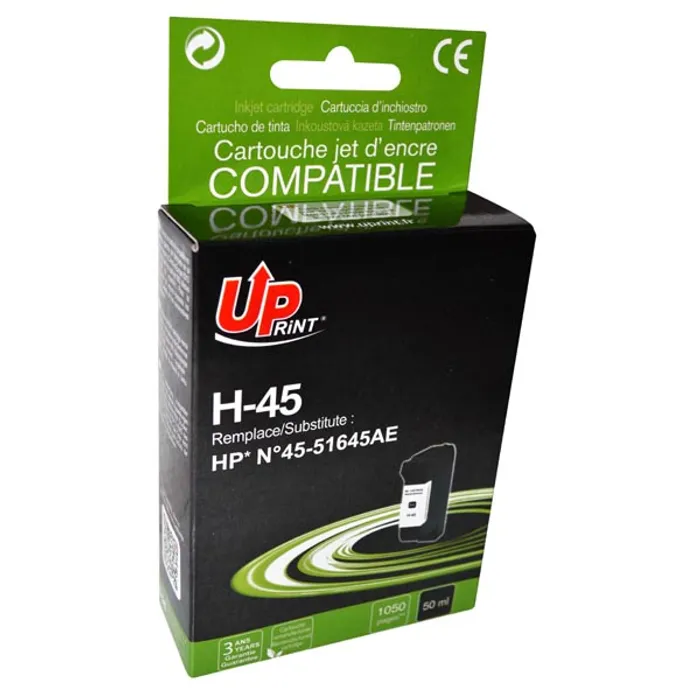 Hauptbild des Produkts UPrint kompatibilní ink s 51645AE, black, 50ml, H-45B