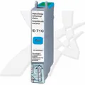 Weiteres Produktbild UPrint kompatible Tinte mit C13T07124011, Cyan, 10ml, E-71C, für Epson D78, DX4000, DX4050,