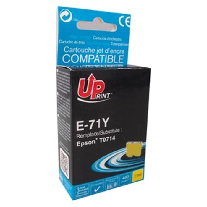 Hauptbild des Produkts UPrint kompatibilní ink s C13T07144021, yellow, 10ml, E-71Y, pro Epson D78, DX4000, DX405