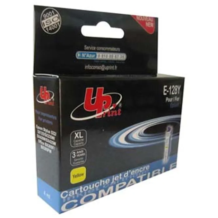 Hauptbild des Produkts UPrint kompatibilní ink s C13T12844011, yellow, 270str., 10ml, E-128Y, pro Epson Stylus S