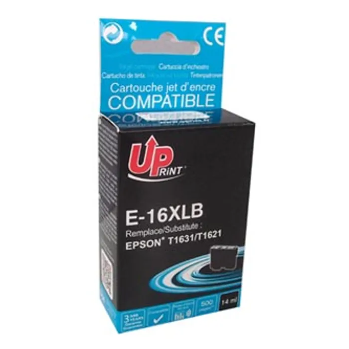 Hauptbild des Produkts UPrint kompatibilní ink s C13T16314010, T163140, 16XL, black, 500str., 14ml, E-16XLB, pro