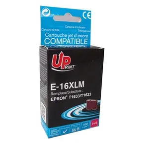 UPrint kompatibel Ink mit C13T16334010, T163340, 16XL, magenta, 450S, 9ml, E-16XLM, für Epson WorkForce WF-2540WF, WF-2530WF, WF-2