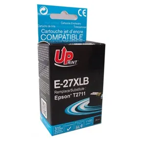 UPrint kompatibel Ink mit C13T27114010, 27XL, black, 1100S, 23ml, E-27XLB, für Epson WF-3620, 3640, 7110, 7610, 7620