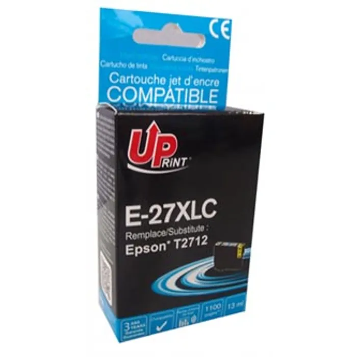 Hauptbild des Produkts UPrint kompatibilní ink s C13T27124010, 27XL, cyan, 1100str., 13ml, pro Epson WF-3620, 36
