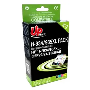 UPrint kompatibel Ink mit C2P23AE, CP24AE, CP25AE, CP26AE, HP 934XL, HP 935XL, black, cyan, magenta, yellow, 1850 + 3x950S, 50 + 3
