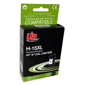UPrint-kompatible Tinte mit C6615DE, HP 15, schwarz, 720 Seiten, 40 ml, H-15B, für HP DeskJet 810