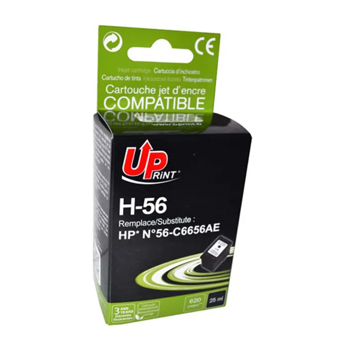 Hauptbild des Produkts UPrint kompatibilní ink s C6656AE, black, 25ml, H-56B, pro HP DeskJet 450, 5652, 5150, 58