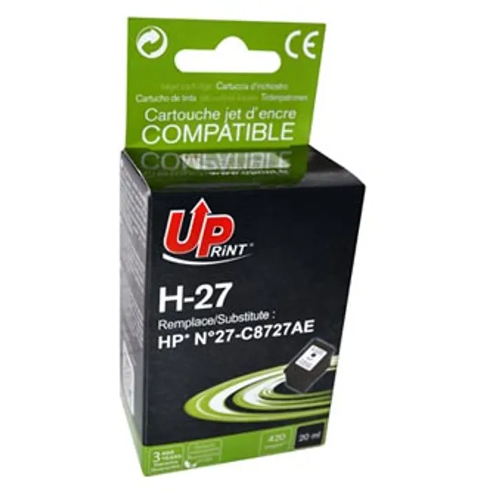 Hauptbild des Produkts UPrint kompatibilní ink s C8727AE, black, 20ml, H-27B, pro HP DeskJet 3420, 3325, 3550, 3