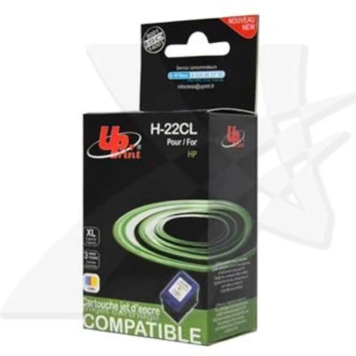 Hauptbild des Produkts UPrint kompatibilní ink s C9352AE, HP 22, color, 18ml, H-22CL, pro HP PSC-1410, DeskJet F