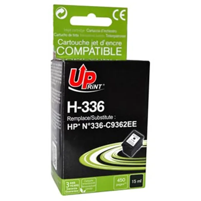 Hauptbild des Produkts UPrint kompatibilní ink s C9362EE, HP 336, black, 10ml, H-336B, pro HP Photosmart 325, 37