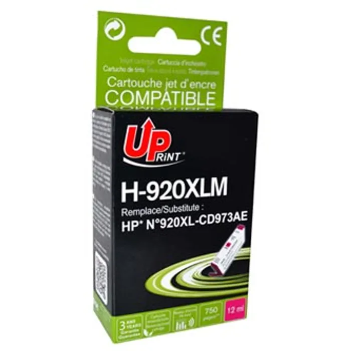 Hauptbild des Produkts UPrint kompatibilní ink s CD973AE, HP 920XL, magenta, 12ml, H-920XLM, pro HP Officejet