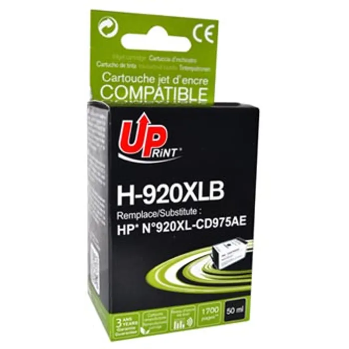 Hauptbild des Produkts UPrint kompatibilní ink s CD975AE, HP 920XL, black, 50ml, H-920XLB, pro HP Officejet