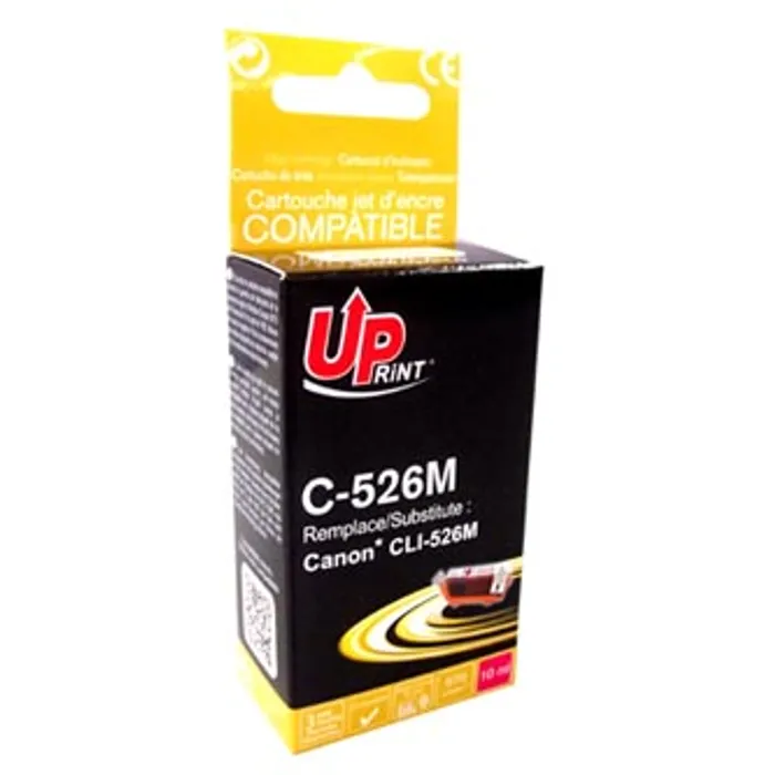 Hauptbild des Produkts UPrint kompatibilní ink s CLI526M, magenta, 10ml, C-526M, s čipem, pro Canon Pixma MG515