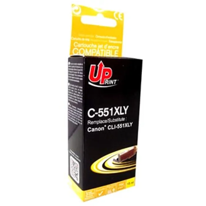 Hauptbild des Produkts UPrint kompatibilní ink s CLI551Y XL, yellow, 695str., 11ml, C-551XLY, high capacity, pro