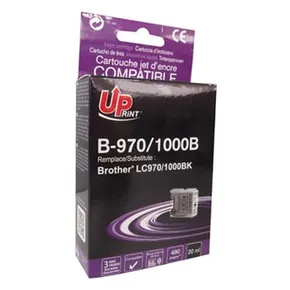 UPrint-kompatible Tinte mit LC-1000BK, schwarz, 18 ml, B-970B, für Brother DCP-330C, 540CN, 13