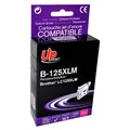 UPrint kompatibel Ink mit LC-125XLM, magenta, 1200S, 15ml, B-125XLM, für Brother MFC-J4510 DW