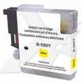 UPrint-kompatible Tinte mit LC-980Y, gelb, 12 ml, B-980Y, für Brother DCP-145C, 165C