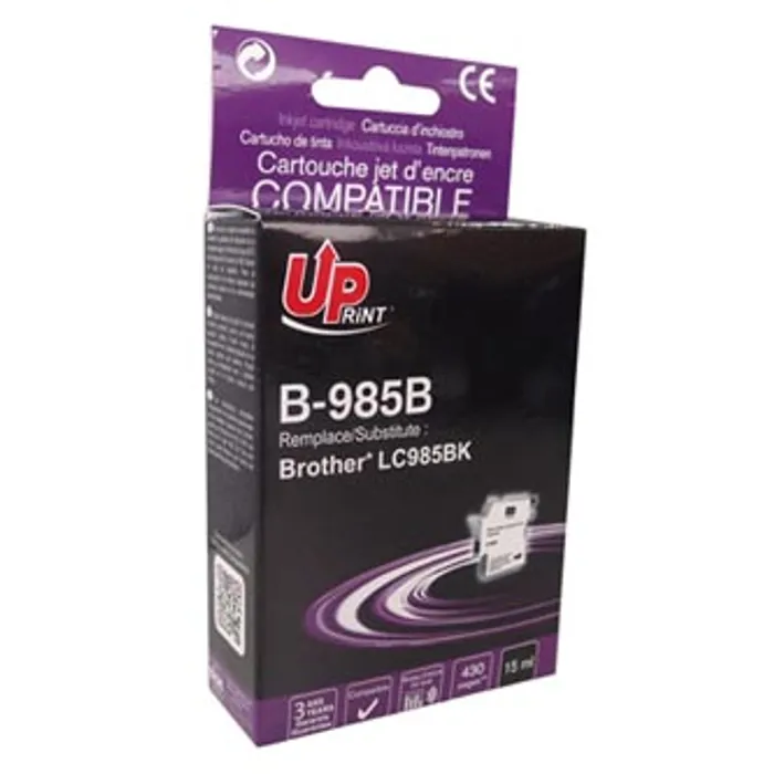 Hauptbild des Produkts UPrint kompatibilní ink s LC-985BK, black, 15ml, B-985B, pro Brother DCP-J315W