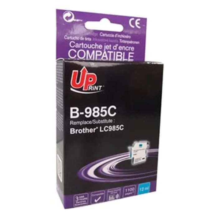 Hauptbild des Produkts UPrint kompatibilní ink s LC-985C, cyan, 12ml, B-985C, pro Brother DCP-J315W