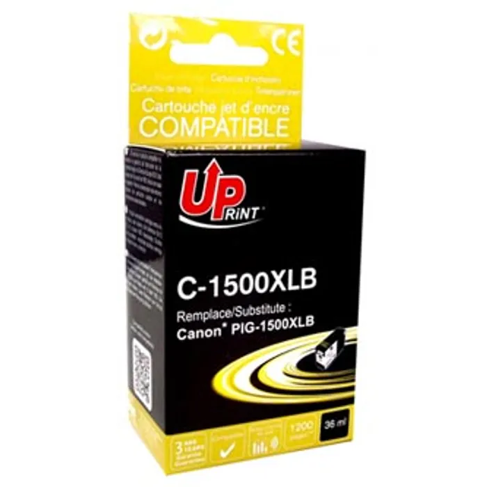 Hauptbild des Produkts UPrint kompatibilní ink s PGI 1500XL, black, 36ml, C-1500XLB, high capacity, pro Canon MA