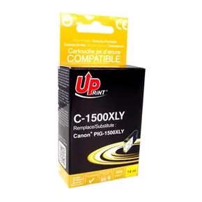 UPrint kompatibel Ink mit PGI 1500XL, yellow, 950S, 14ml, C-1500XLY, high capacity, für Canon MAXIFY MB2050, MB2350