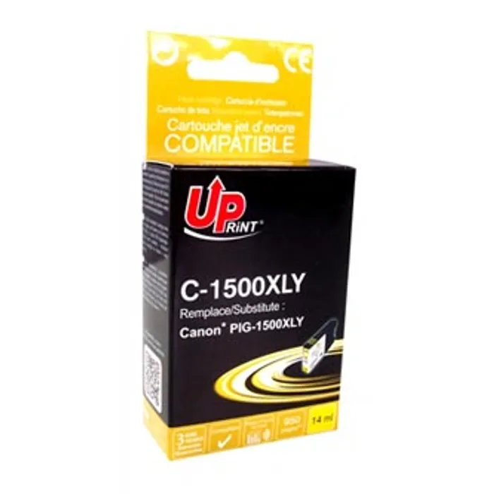 Hauptbild des Produkts UPrint kompatibilní ink s PGI 1500XL, yellow, 950str., 14ml, C-1500XLY, high capacity, pr