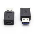 Weiteres Produktbild USB Adapter, (3.0), USB A M-USB C F, 0, schwarz, plastic bag