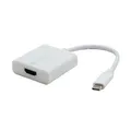 DP Alt Mode, USB C M-HDMI F, 0, weiss, plastic bag, 4K2K@30Hz