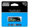 USB-Stick, 16 GB, USB 3.0, 110/20 MB/s, GOODRAM "CL!CK", schwarz