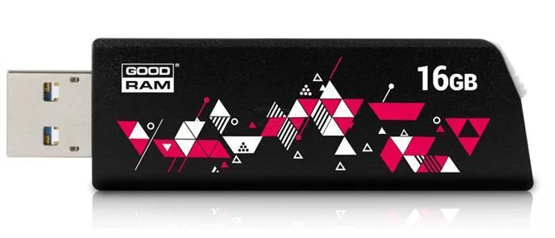 Hauptbild des Produkts USB disk, 16GB, USB 3.0, 110/20 MB/sec, GOODRAM "CL!CK", černý