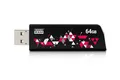 USB-Stick, 64 GB, USB 3.0, 110/30 MB/s, GOODRAM "CL!CK", schwarz