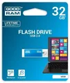 USB-Stick "Cube", blau, 32 GB, USB 2.0, 20/5 MB/s, Metallgehäuse, GOODRAM
