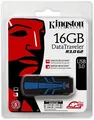 USB-Flash-Laufwerk "DT R30", blau/schwarz, 16 GB, USB 3.0, 120/50 MB/s, KINGSTON