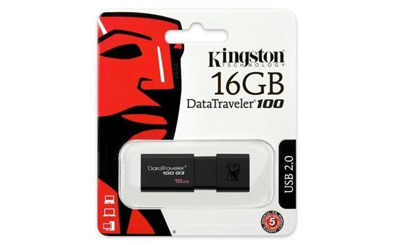 Hauptbild des Produkts USB flash disk "DT100 G3", černá, 8GB, USB 3.0, KINGSTON