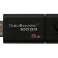 Weiteres Produktbild USB-Stick "DT100 G3", schwarz, 8 GB, USB 3.0, KINGSTON