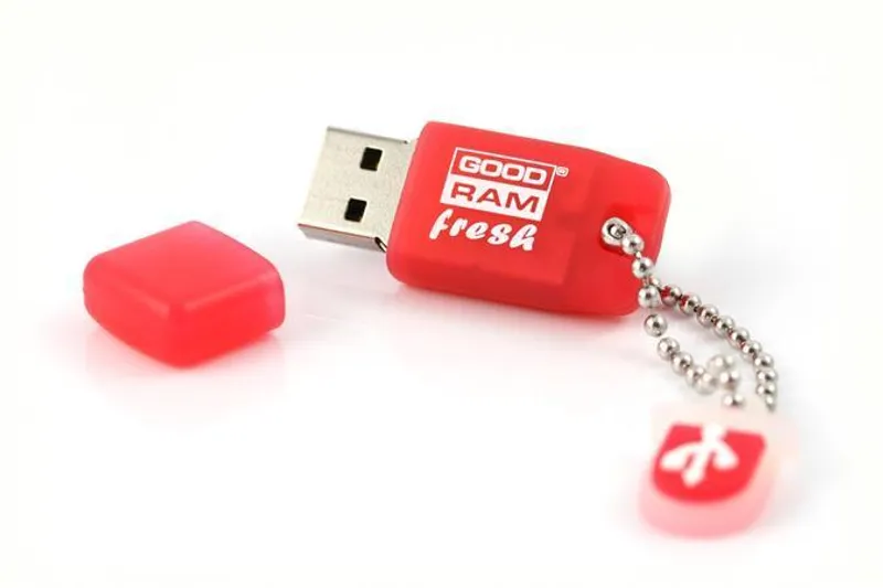 Hauptbild des Produkts USB flash disk "Fresh", 8GB, USB 2.0, 20/5 MB/sec, s vůní, jahoda, GOODRAM