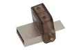USB-Flash-Laufwerk "MicroDuo", braun, 16 GB, USB 2.0 + Micro-USB-Adapter, KINGSTON