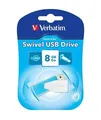 USB-Stick "Swivel", blau, 8 GB, USB 2.0, 8/2 MB/s, VERBATIM