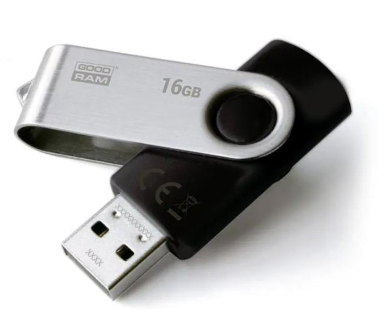 Hauptbild des Produkts USB flash disk "Twister", černá, 16GB, USB 2.0, 20/5 MB/sec, GOODRAM