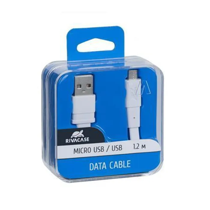 Hauptbild des Produkts USB kabel  "6000 WT12", bílá, micro USB, 1,2m, RIVACASE