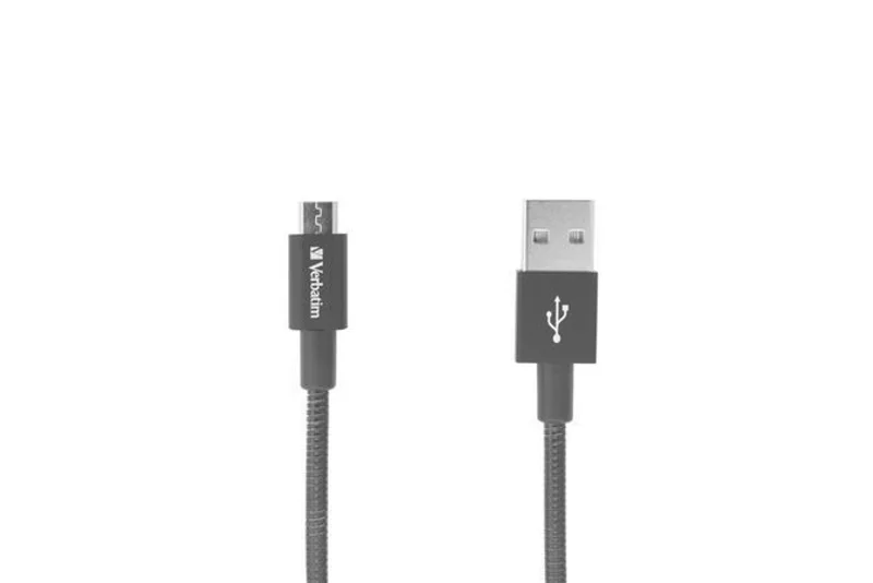 Hauptbild des Produkts USB kabel, černá, micro USB B, 100 cm, VERBATIM